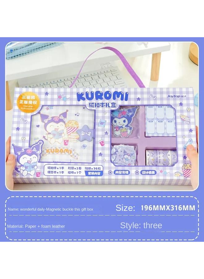 Bluejw Hand Ledger Sticker Suit High Color Value Kulomi Big Ear Dog Gift Box Full Set Of Melody Cute Girl Heart Walking Stick - Image 1