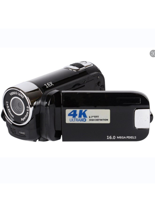 Generic 4K Digital Camera 2.7 Inch Camera Rotatable Screen 16x Digital Zoom DV Camera HD100-4K-Body Color:32GB Card Reader Send Adapter  - Image 5