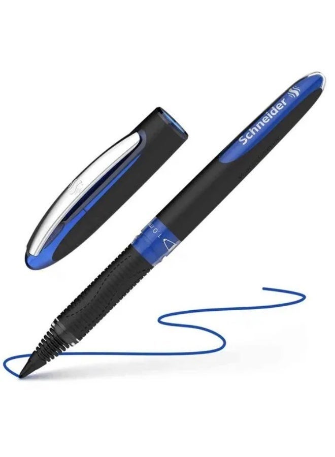 طقم قلم حبر ون ساين كروي الرأس أزرق من 1 اقلام