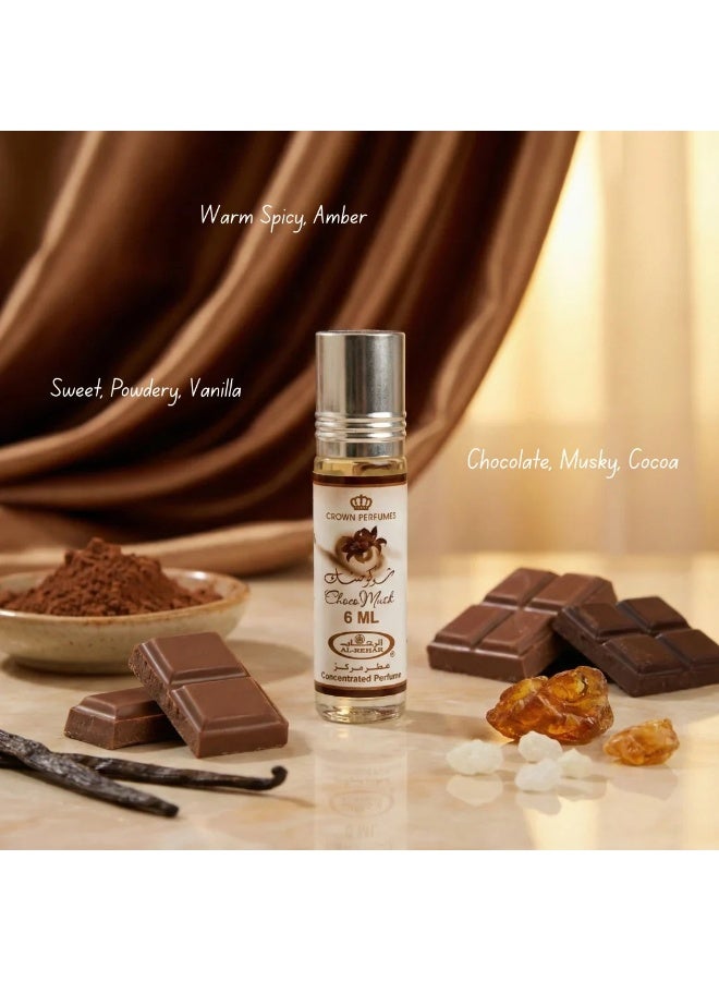 الرحاب زيت عطري مركز برائحة الشوكولاتة والمسك - 6 مل - Image 5