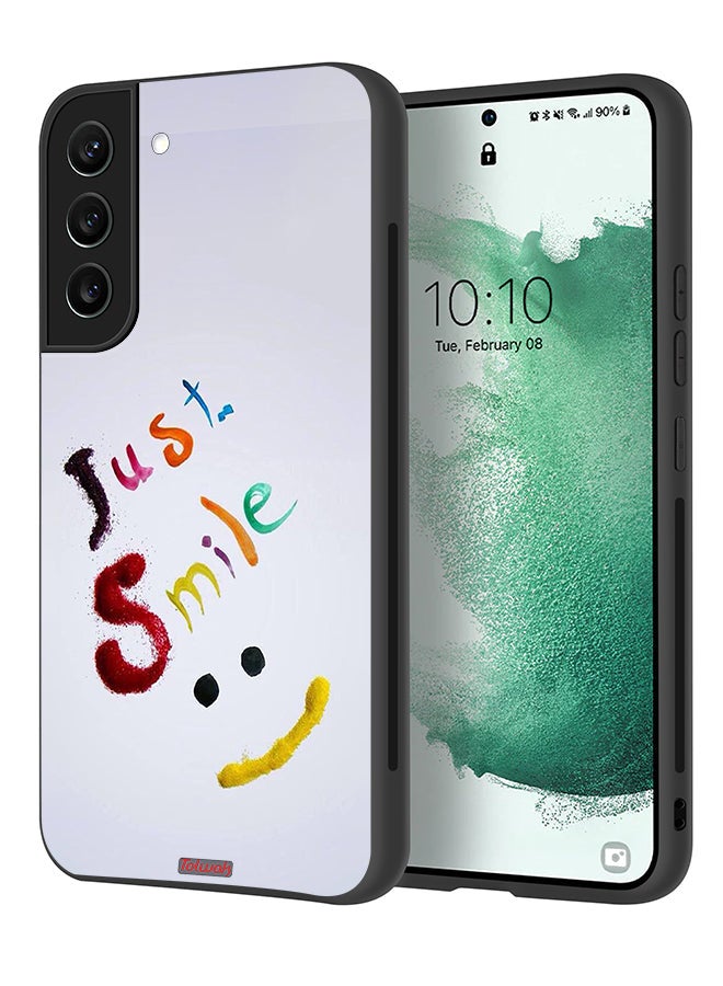Tolwak Samsung Galaxy S21 FE 5G Protective Case Cover Just Smile - Image 1
