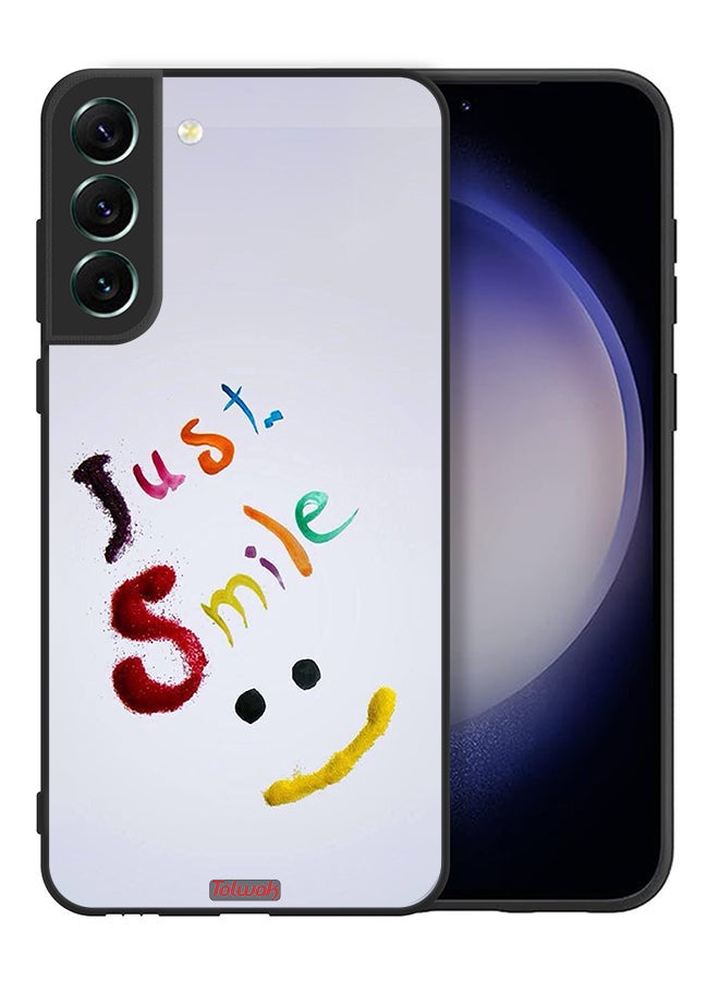 Tolwak Samsung Galaxy S21 FE 5G Protective Case Cover Just Smile - Image 2