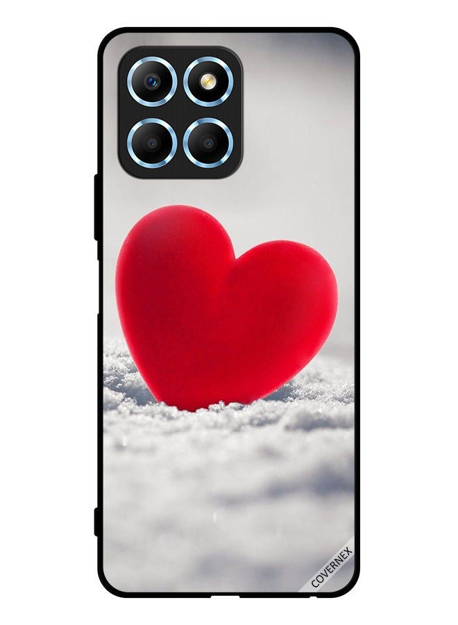 Covernex Protective Case Cover For Honor X8 5G Lovely Red Heart - Image 1