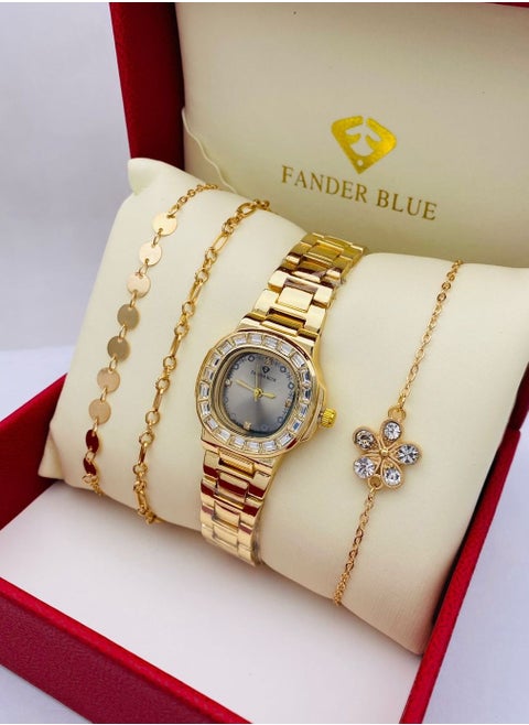 A women's set consisting of a Vanderblue watch and a set of bracelets