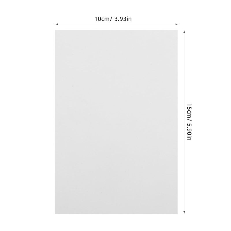 Thick White Cardstock Paper 10x15 cm 100 Sheets for Invitations Greeting Cards Postcard Making Craft Supplies - Image 3