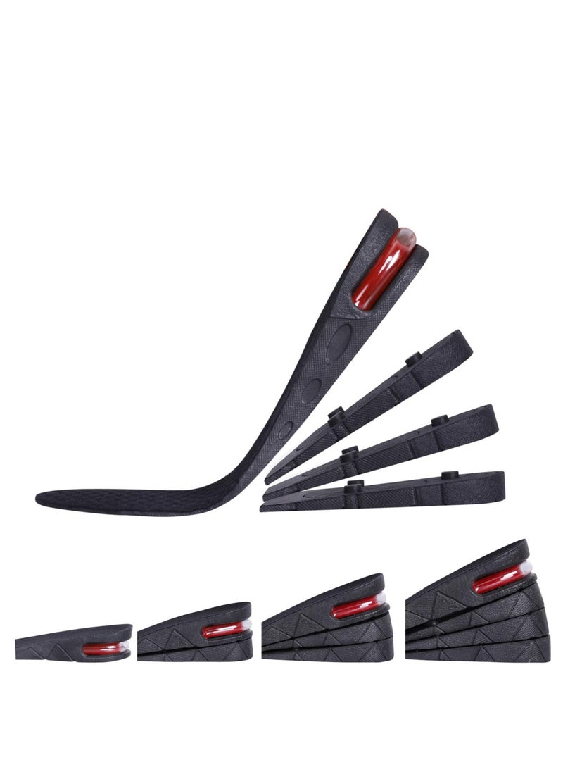 Increase Insoles Variable Height 4 Layer Black