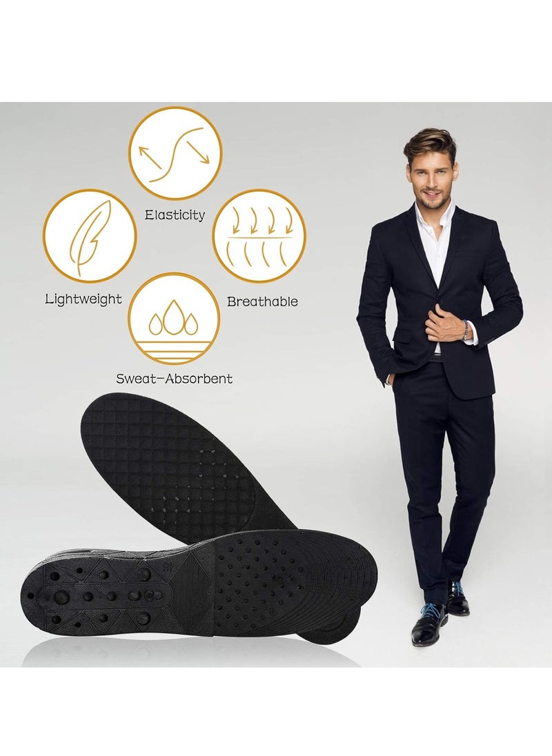 Increase Insoles Variable Height 4 Layer Black