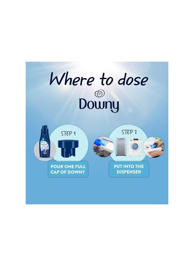 Downy Downy Rose Garden Concentrate Fabric Conditioner Value Pack, 2 x 1 Litre  - Image 4