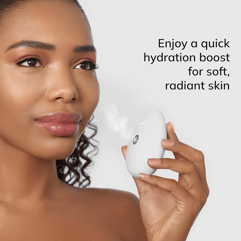 GESKE SmartAppGuided™ Facial Hydration Refresher | 4 in 1 | Water Atomiser | Face Steamer | Water Spray | Face Mister | Facial Cleansing Device | Spray Mist | Cosmetics | Natural Glow - Image 3