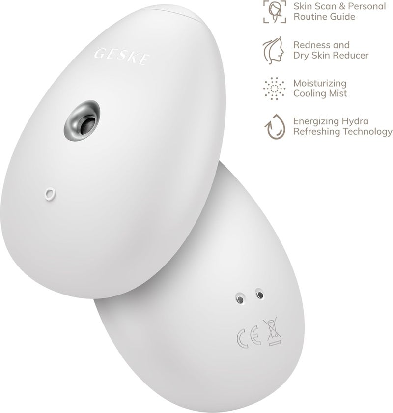 GESKE SmartAppGuided™ Facial Hydration Refresher | 4 in 1 | Water Atomiser | Face Steamer | Water Spray | Face Mister | Facial Cleansing Device | Spray Mist | Cosmetics | Natural Glow - Image 4