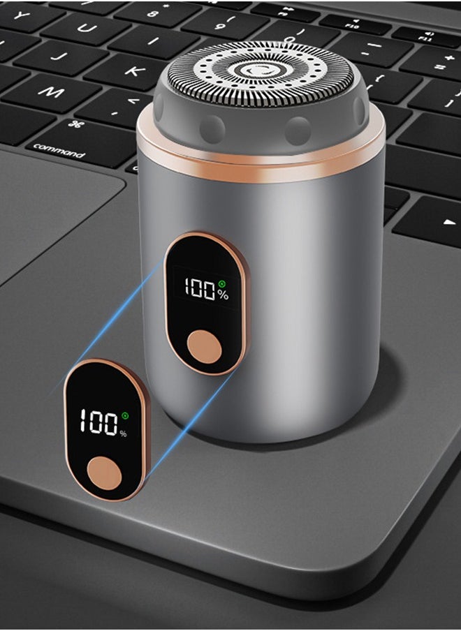 General Mini Electric Razor,Aluminum Alloy Body,3D Floating Shaver Head,Type-C Charging,use for 45 Days,IPX7 Waterproof,Mini Portable Shaver,Travel Razor,Mini Shaver,Suitable for Home,Car,Trave (Black)  - Image 4