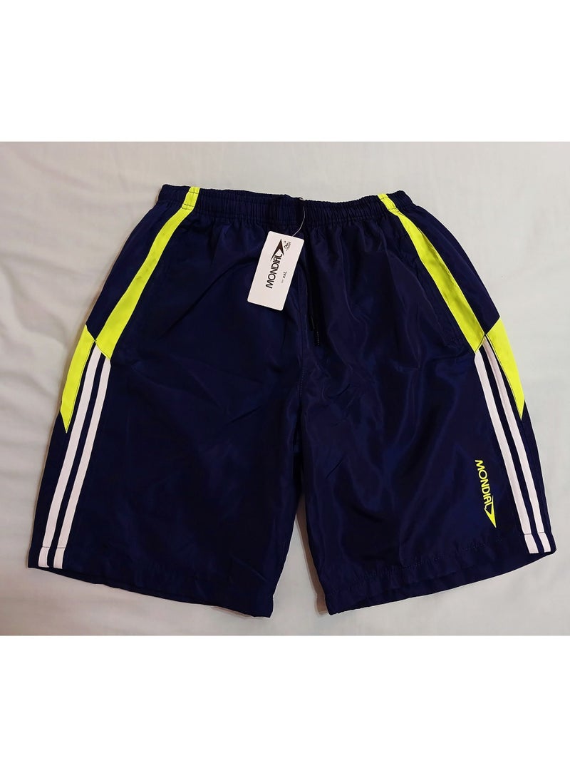 مونديال شورت رجالى واتربروف لون ازرق