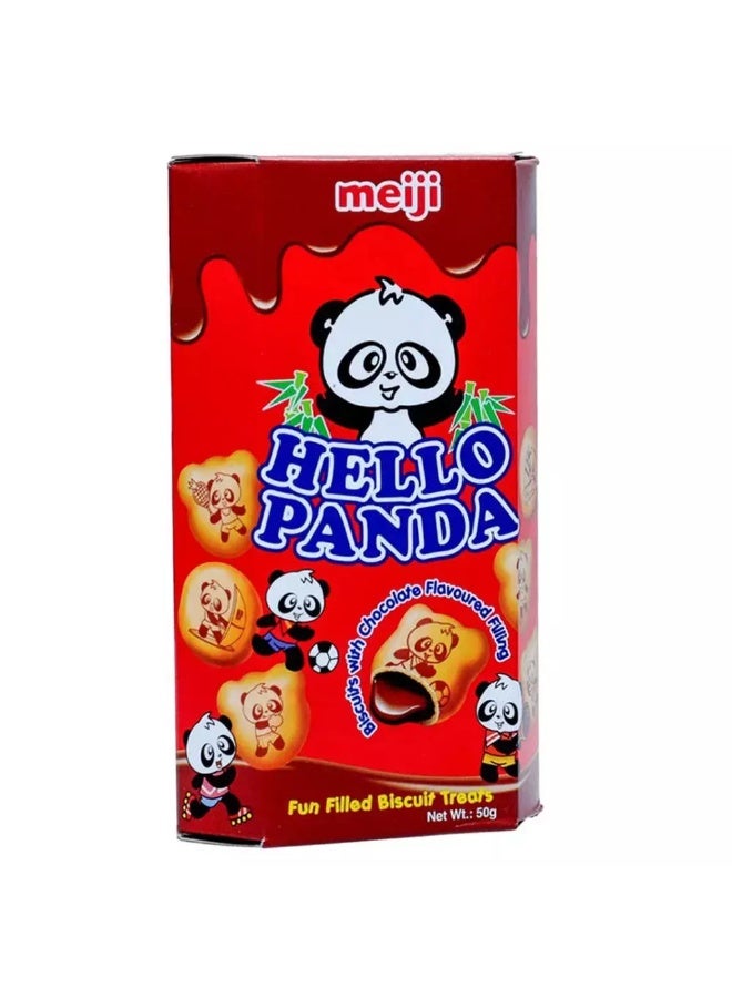 Meji Hello Panda Chocolate Flavoured Biscuits - Image 1