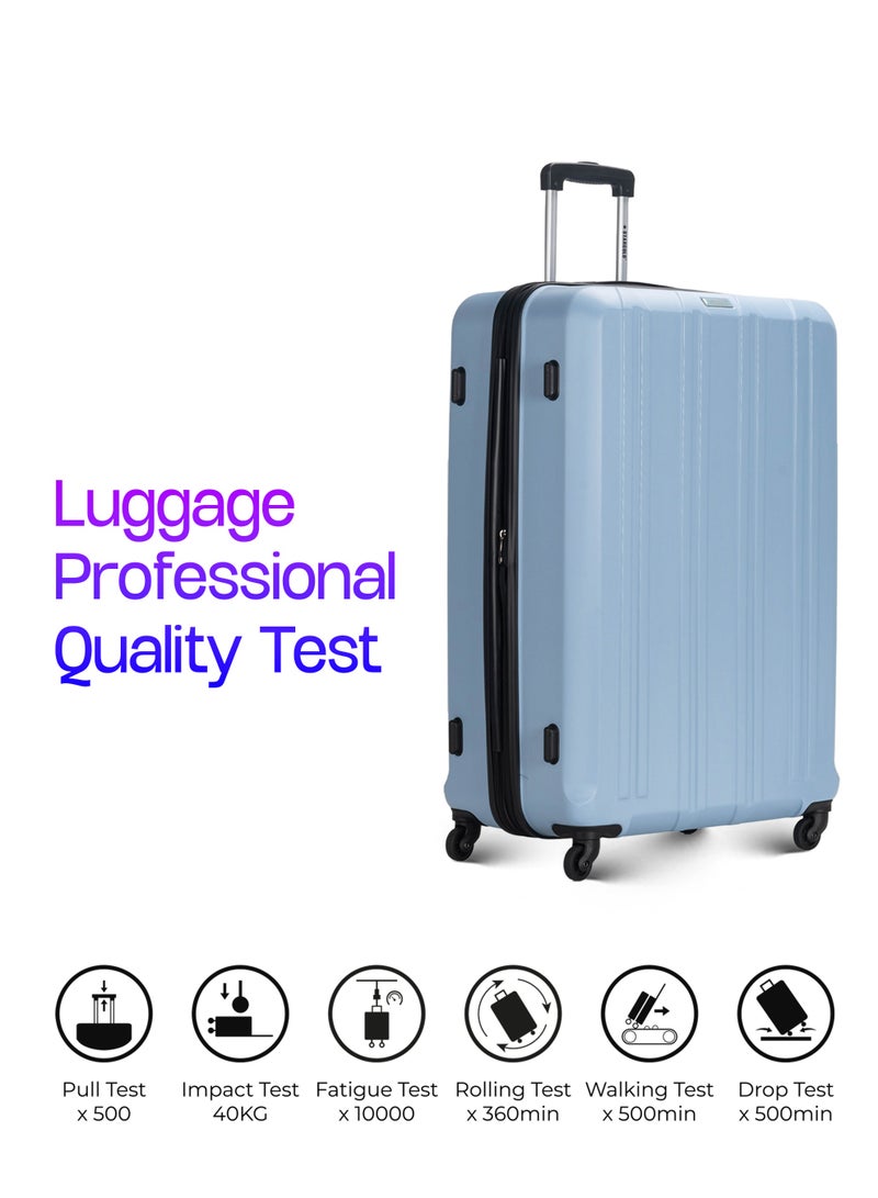 ستارجولد 4 عبوات من عربة أمتعة مقفلة ذات رقم دوار للجانب الصلب - Image 4