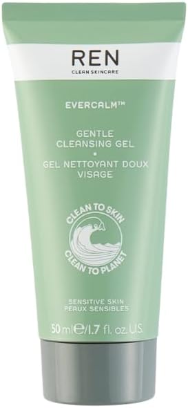 REN Clean Skincare Evercalm Gentle Cleansing Gel NonDrying Cleanser for Sensitive Skin Soothes Balances Step 1 Cleanse
