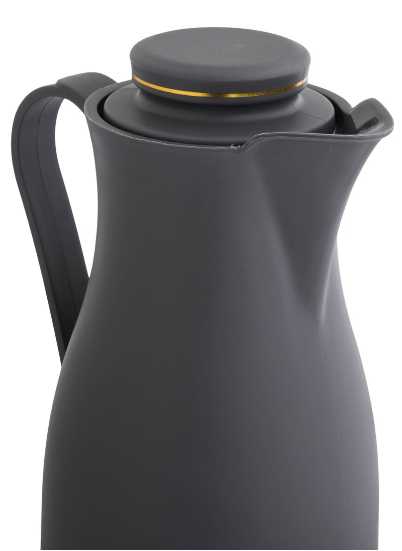 ALASKA Thermos Set For Tea and Coffee 2 Piece 1L Gray Color  - Image 2