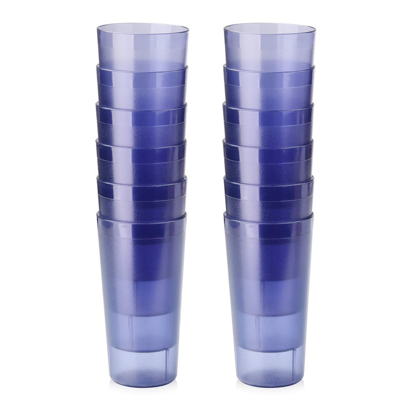 New Star Foodservice New Star Foodservice  RestaurantGrade Beverage Tumblers Blue Set of 12 20 oz 