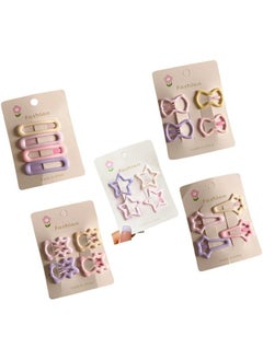 Oasisgalore 20 Pack Girls' Hair Clips, 5 Styles & 4 Colors, Trendy Gift Set  - Image 1