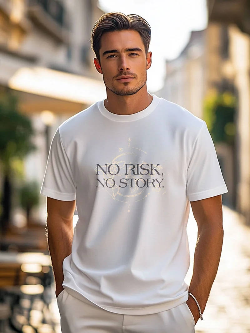 Nobero  Nobero Men Typography Printed T-shirt for Men | Best Price UAE