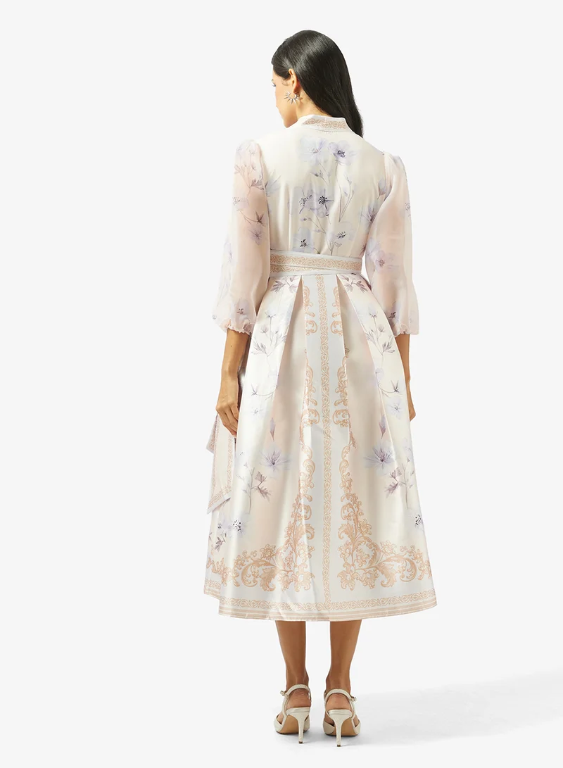 خزانة Floral  Print Dress