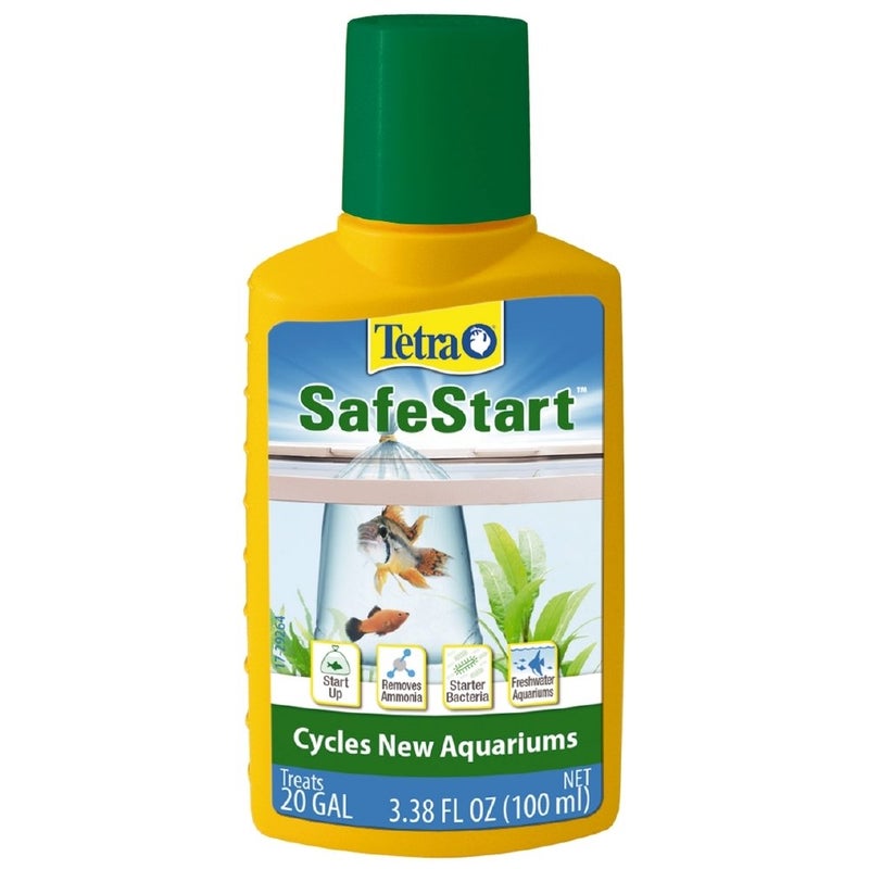 Tetra SafeStart, 3.38 Ounce, For Newly Set-Up Fish Aquariums - Image 1