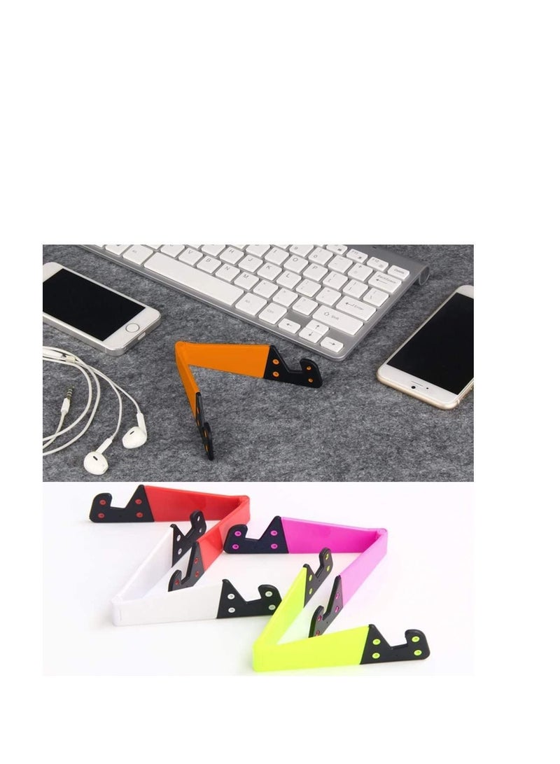 Y&D Foldable Wivel Stand for Phones and Tablets Portable V model Mobile Phone Holder, Desktop Mount Holder Cradle iPads, E-readers, Pack of 8 - Image 2