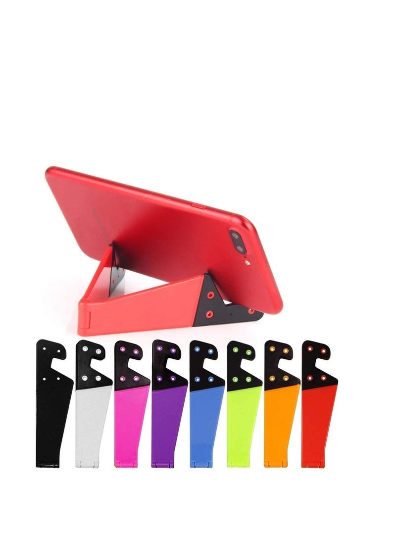 Y&D Foldable Wivel Stand for Phones and Tablets Portable V model Mobile Phone Holder, Desktop Mount Holder Cradle iPads, E-readers, Pack of 8 - Image 3