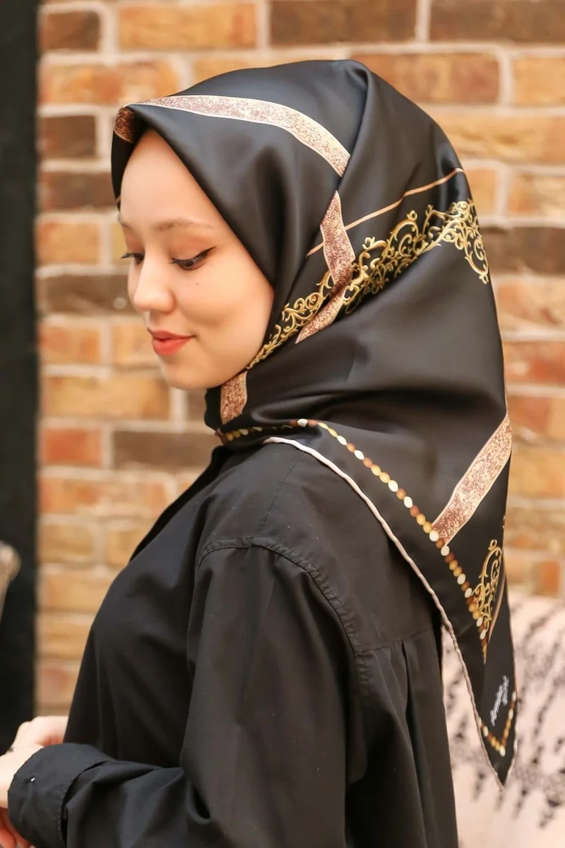 ARMINE 2022 Season 90X90 Sport Patterned Gradient Twill Scarf Suitable Scarf Model 3067-03