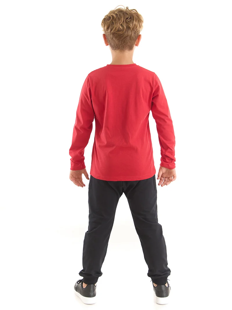 دينوكيدس طقم تي شيرت وبنطلون للأولاد