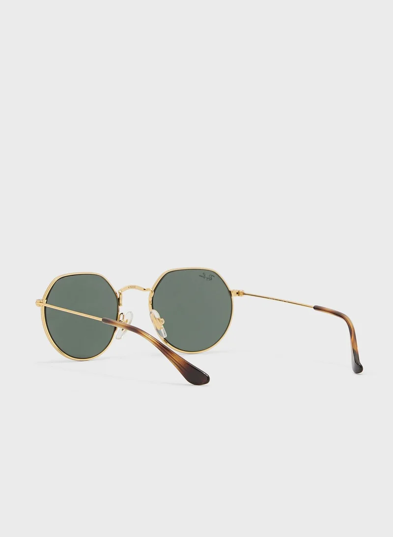 Ray-Ban Junior 0Rj9565S Junior Jack Irregular Sunglasses