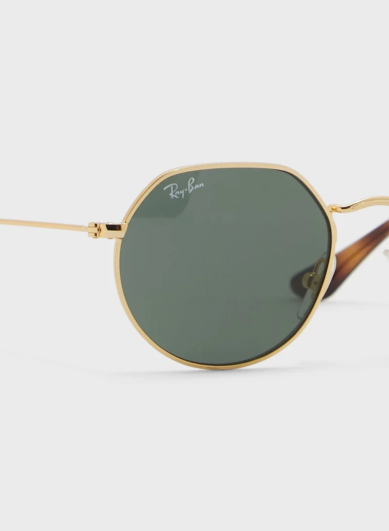 Ray-Ban Junior 0Rj9565S Junior Jack Irregular Sunglasses
