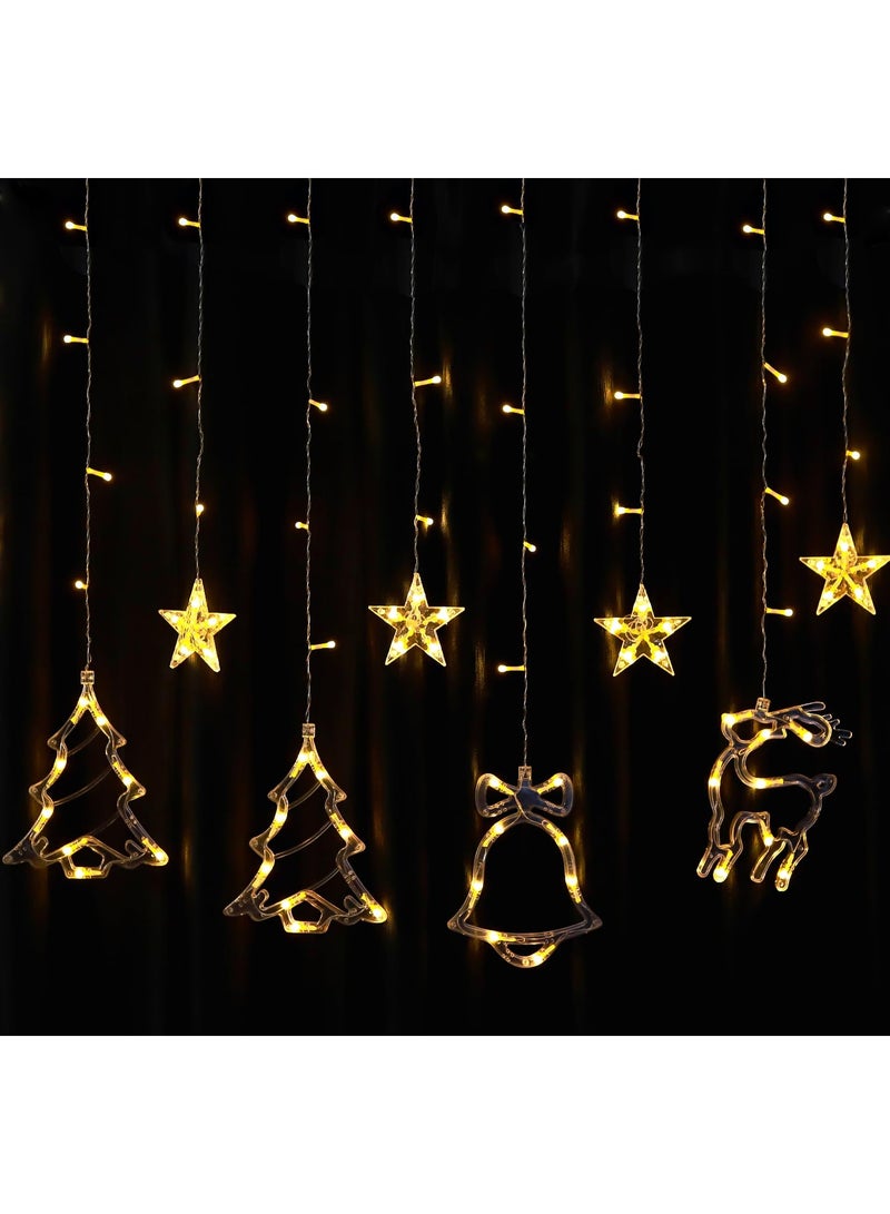 Home Care LED Curtain String Lights, Plastic – Snowflake & Doll Design, 3.5 m - Image 4