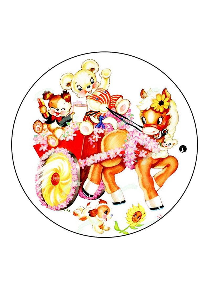 Animals Printed Mouse Pad Multicolour