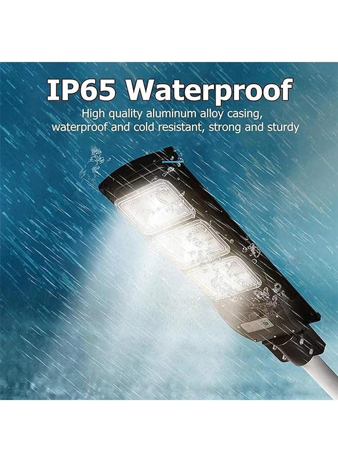 رولستيمي أضواء الشوارع الشمسية للماء الضوء الأبيض اللامع للإضاءة كفاءة الإضاءة في الهواء الطلق للحديقة ، بارك والطرق - Image 3