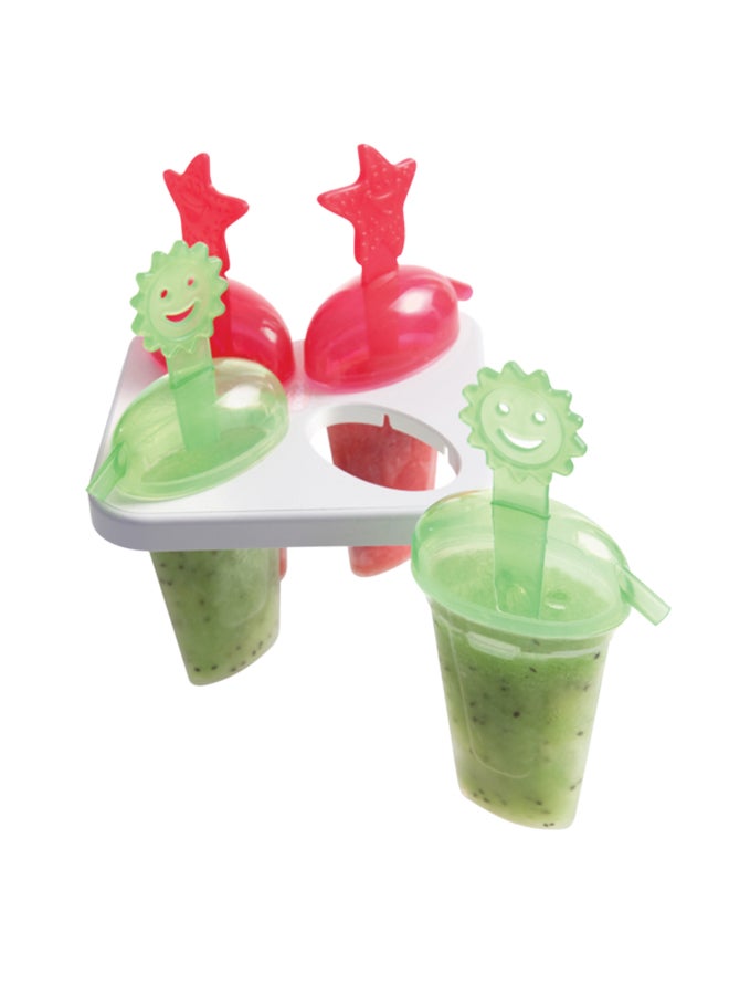 Snips Mister BPA Free Plastic Easy-to-Use Lightweight Ice Lolly Mould Multicolour 12.5 x 16 x 12.5 cm 20571 - Image 1