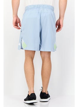 Adidas Men Sportswear Fit  7 Inseam Training Shorts, Light Blue  - Image 3