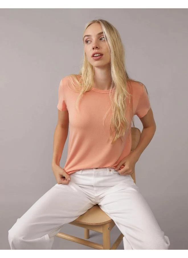 امريكان ايجل AE Soft & Sexy Short-Sleeve Crew Neck Tee