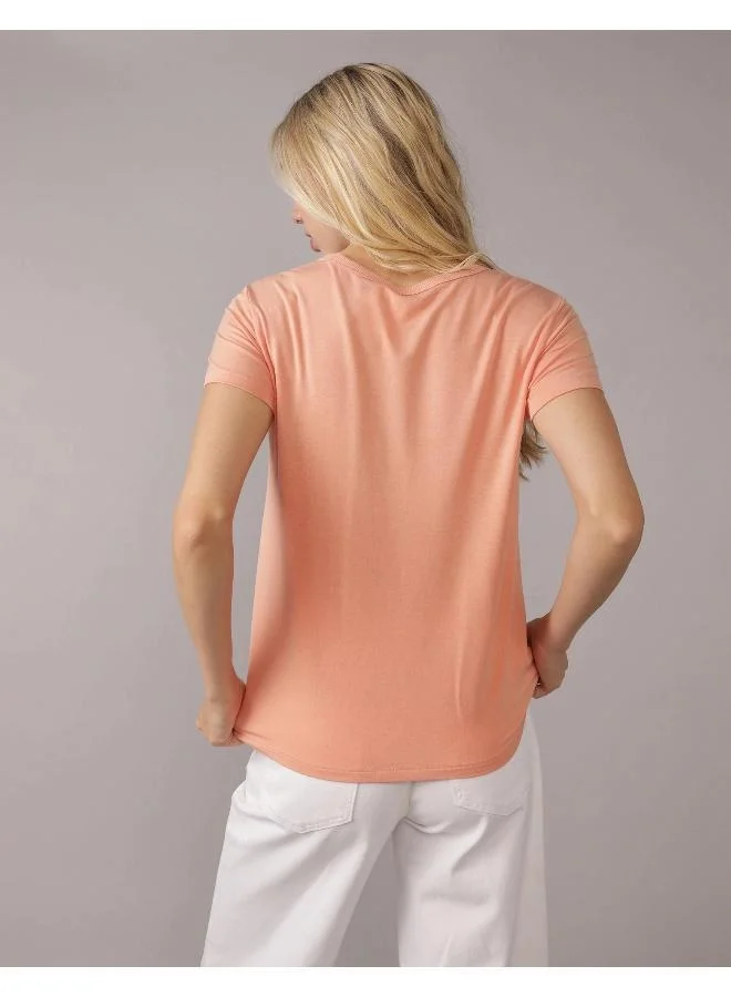American Eagle AE Soft & Sexy Short-Sleeve Crew Neck Tee