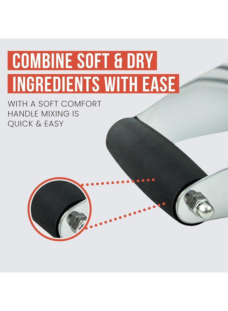 general Pastry Blender Multi-Purpose Dough Blender Mixer Stainless Steel Blades Heavy Duty Pastry Cutter Pastry Blender Stainless Steel - Image 3