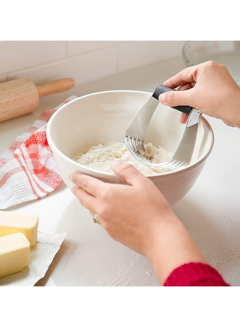 general Pastry Blender Multi-Purpose Dough Blender Mixer Stainless Steel Blades Heavy Duty Pastry Cutter Pastry Blender Stainless Steel - Image 5