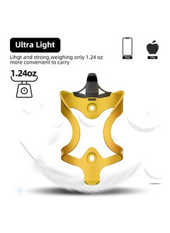 Excefore Bike Water Bottle Holder, Lightweight Durable Alloy Aluminum Bike Water Bottle Cage Bike Cup Holder for Road Bike & Mountain Bike  - Image 2