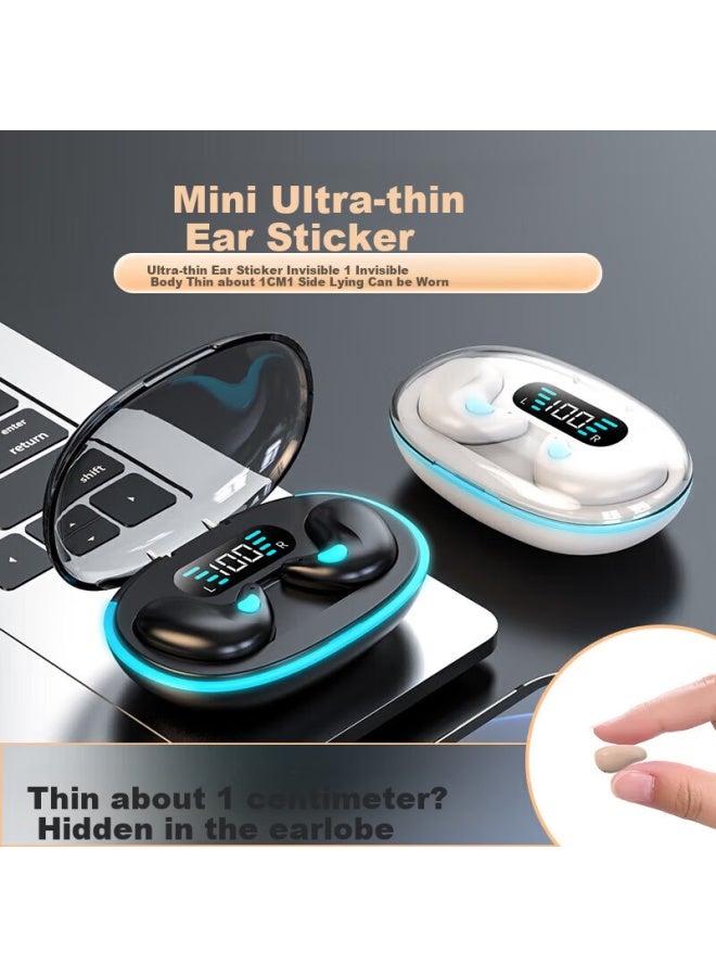 Sr German Berlin Voice Sleep Bluetooth Headphones Top Ten Bone Conduction Long-lasting Comfort Invisible Mini True Wireless Non-in Active Noise Cancellation Call X5 Black - Image 1
