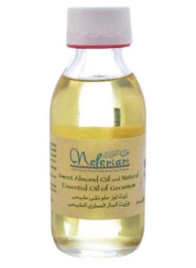 Geranium Musk & Sweet Almond Aromatic Body Oil – 125ml by Nefertari