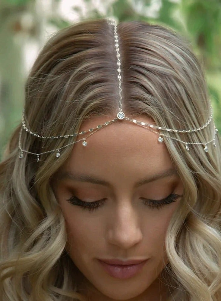 Loquat Trendy Geometric Colored Headband Headwear - Image 2