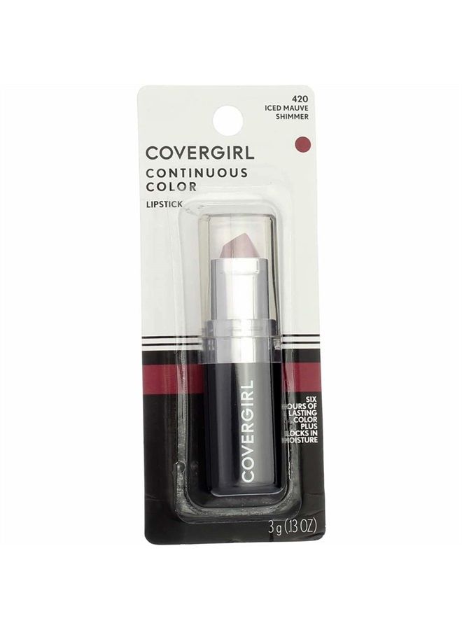 CoverGirl Continuous Color Lipstick, Iced Mauve - Image 2