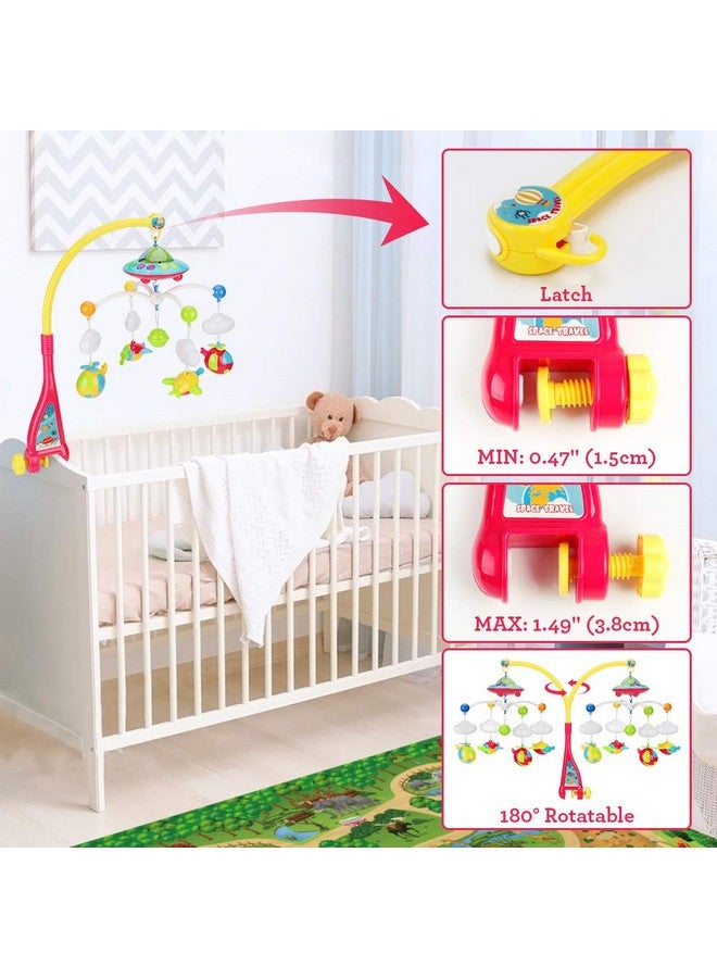 Elf Lab Baby Musical Crib Mobile with Hanging Rotating Toys, Remote Control, Lights Projector Function Music Box, Cartoon Rattles for Babies Boy Girl 0-24 Months, Newborn Sleep with 108 Melodies (Plane) - Image 4