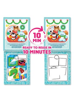 Scentco Scentco Holiday Water Magic (2 Pack - Candy Cane & Gingerbread) - Patented Gourmet Scented Reusable Water Reveal Activity Books - Stocking Stuffers, for Kids, No Mess, All Fun  - Image 5