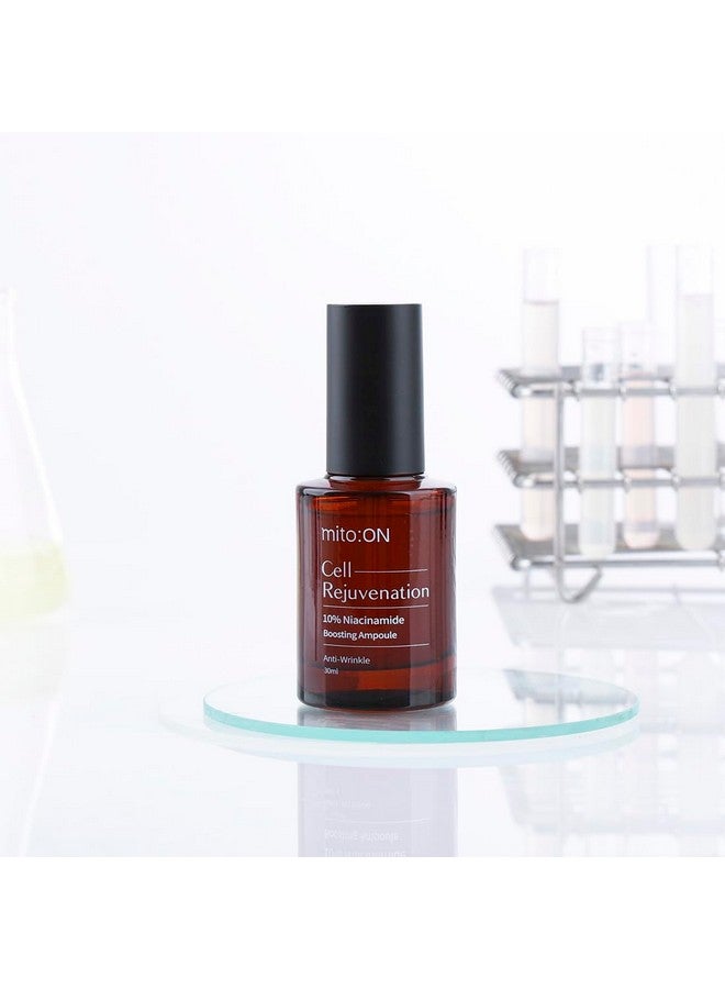 Mito:ON Cell Rejuvenation 10% Niacinamide Boosting Ampoule | Enhances Radiance & Youthful Glow | Reduces Blemishes, Smoothens Skin & Improves Texture | Korean Skincare | 100% Vegan | 30 ml - Image 2