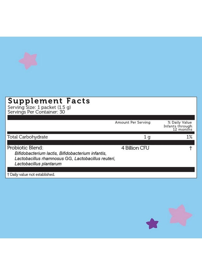 LoveBug Probiotics منتج بروبيوتيك عضوي من إنتاج Lovebug حائز على جائزة وزارة الزراعة الأمريكية للأطفال؛ متعدد السلالات 4 مليار وحدة تشكيل مستعمرة؛ مسحوق سهل الاستخدام؛ خالٍ من السكر؛ مناسب للأعمار من 6 إلى 12 شهرًا؛ 30 عبوة - Image 4