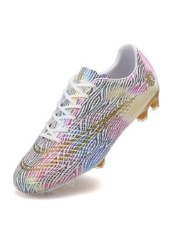 SKY WING SKY WING Men's Soccer Shoes Cleats Professional High-Top Breathable Athletic Football Boots Sneakers for Outdoor Indoor  - Image 1